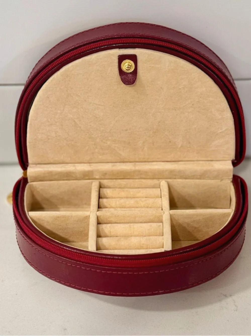 Wolf Designs Travel Jewelry Box